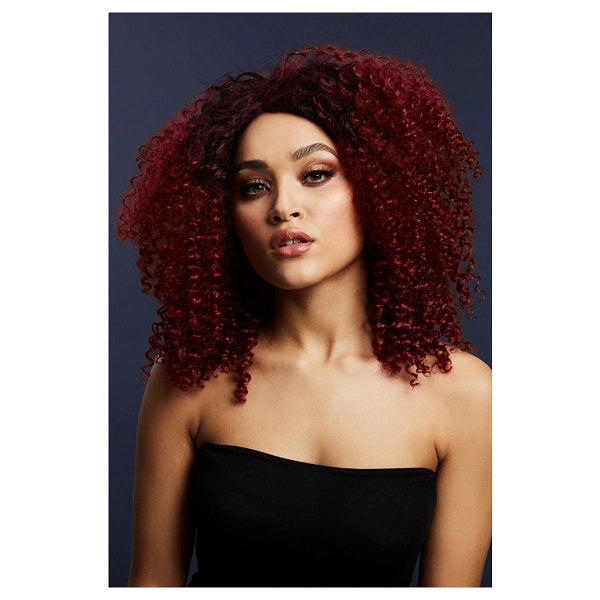 Fever Lizzo Big Curls Wig - Plum Womens Lingerie & Clothing My Amazing Fantasy