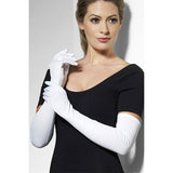 Fever - White Long Gloves