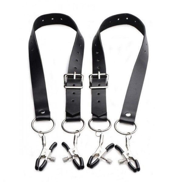Labia Spreader Straps with Clamps Fetish My Amazing Fantasy
