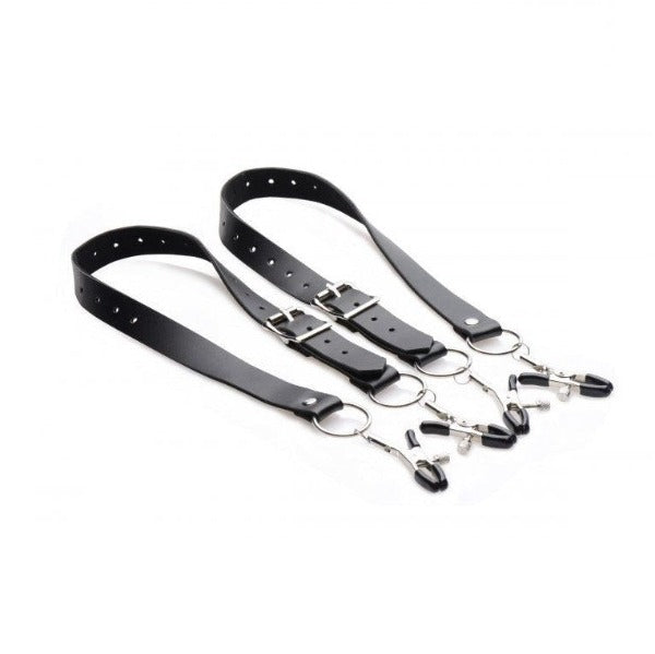 Labia Spreader Straps with Clamps Fetish My Amazing Fantasy