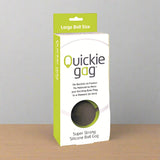 Quickie Gag Large Ball - Black