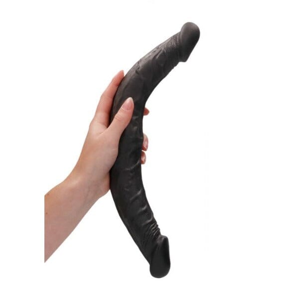 Real Rock Double Dong 14" (Black) Dildos & Dongs My Amazing Fantasy