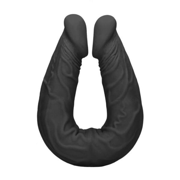 Real Rock Double Dong 14" (Black) Dildos & Dongs My Amazing Fantasy