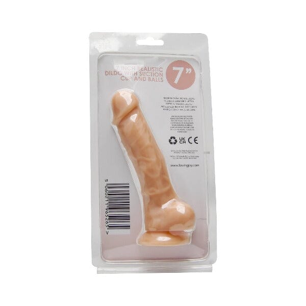 Realistic Dildo/Suction Cup & Balls 7" Dildos & Dongs My Amazing Fantasy