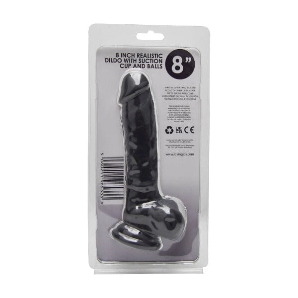 Realistic Dildo/Suction Cup & Balls 8" Dildos & Dongs My Amazing Fantasy