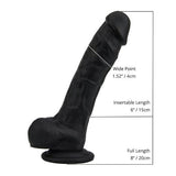 Realistic Dildo/Suction Cup & Balls 8" Dildos & Dongs My Amazing Fantasy