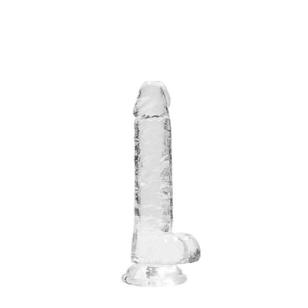 Realrock 7" Crystal Clear +Balls Clear Dildos & Dongs My Amazing Fantasy