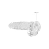 Realrock 9" Crystal Clear +Balls Clear Dildos & Dongs My Amazing Fantasy