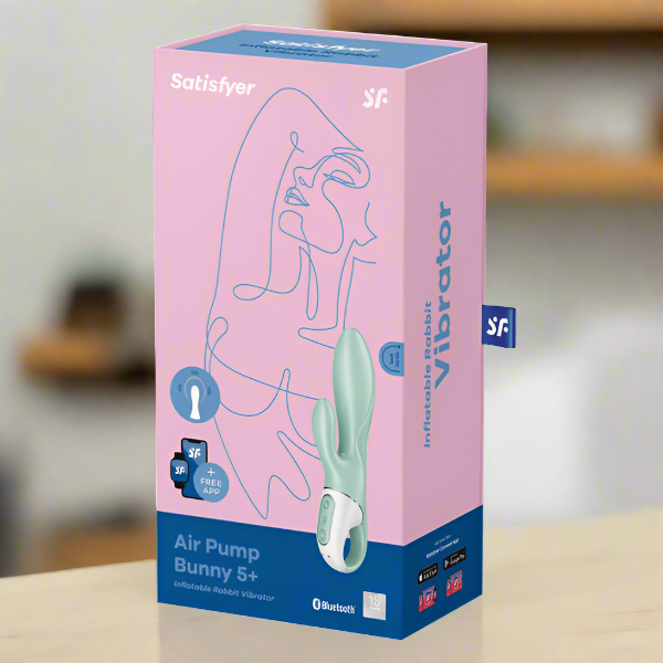 Satisfyer Air Pump Bunny 5 - Mint App Controlled toys My Amazing Fantasy
