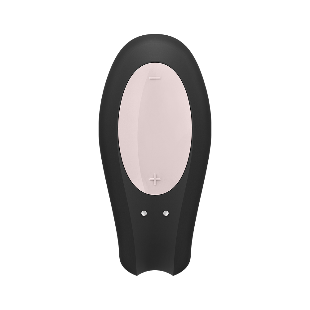 Satisfyer - Double Joy - Black - App Enabled Toys My Amazing Fantasy