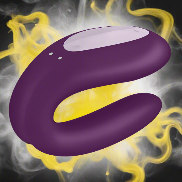 Satisfyer - Double Joy - Lilac - App Enabled Toys My Amazing Fantasy