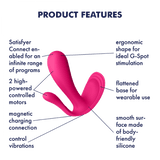 SATISFYER TOP SECRET+ APP-CONTROLLED PIN App & Remote Controlled My Amazing Fantasy