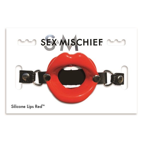 Silicone Lips - Red Gag Fetish My Amazing Fantasy