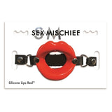 Silicone Lips - Red Gag Fetish My Amazing Fantasy