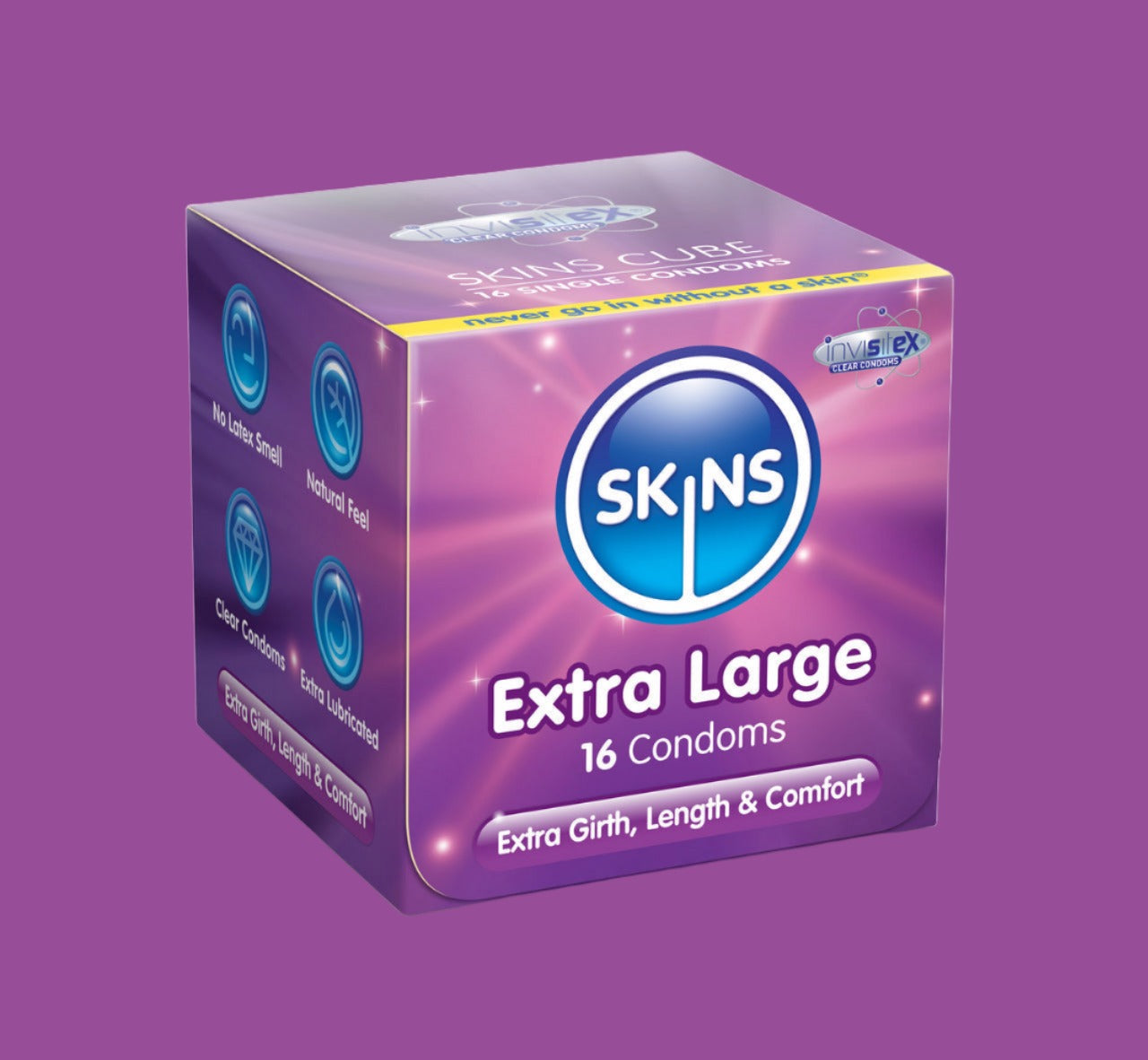 Skins Condoms Extra Large - 16 Pack Condoms My Amazing Fantasy