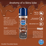 Skins Double Chocolate Desire Lube 130ml Lubes My Amazing Fantasy
