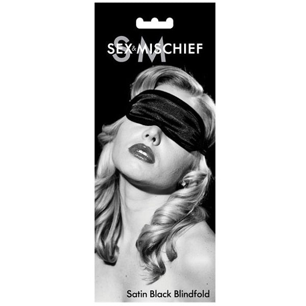 S&M Satin Blindfold - Black Fetish My Amazing Fantasy