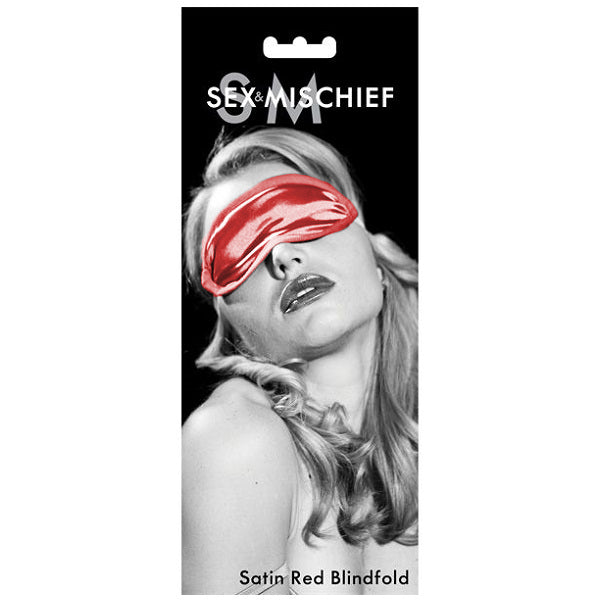 S&M Satin Blindfold - Red Fetish My Amazing Fantasy