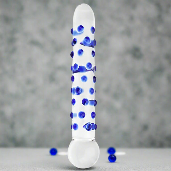 Spectrum Nubby Textured Glass Dildo Toys My Amazing Fantasy