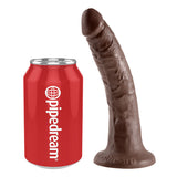 King Cock 7" Dildo - Brown