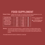 Extra Strong Herbal capsules information panel