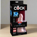 3D Triple Density 5" Cock - Skin