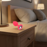 Pink silicone Butt Plug Sm