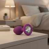 Purple Silicone Butt Plug Sm