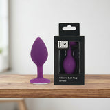 Purple Silicone Butt Plug Sm