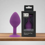 Purple Silicone Butt Plug Med