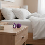 Purple Silicone Butt Plug Lg