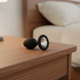 Black Silicone Butt Plug Sm