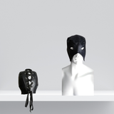 Leather Half Mask - Black