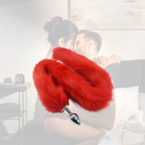 Foxtail 45cm with Buttplug 28mm - Red