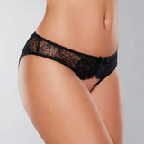 K.I.S.S Crotchless Panty With Thigh High Straps