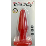 Anal Plug 5.9' - Red Anal Toys My Amazing Fantasy 