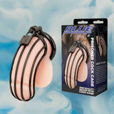Blue Line Prisoner Cock Cage - Black Fetish My Amazing Fantasy 