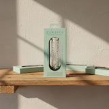 Clarity Seraphic Ripple Glass Dildo