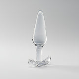 Clarity Utopian Floret Glass Butt Plug