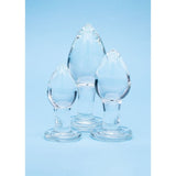 Clarity Utopian Trinity Glass Butt Plug set