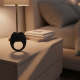 COLT Silicone Rechargeable Cock Ring - Black Black