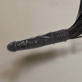 Dildo Handle Flogger - Black Fetish My Amazing Fantasy 