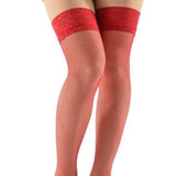 Liza Hold-up Stockings 40 DEN S red