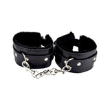 Furry Plush Wrist Cuffs Black Fetish My Amazing Fantasy 