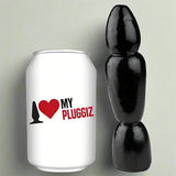 Fuzz 16cm Butt Plug - Black