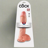 King Cock - 10" Cock with Balls - Skin Dildos & Dongs My Amazing Fantasy 