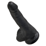 King Cock 6" Cock With Balls - Black Dildos & Dongs My Amazing Fantasy 