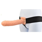 Loving Joy 8" Vibrating Hollow Strap On Strap-Ons My Amazing Fantasy 