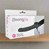 Loving Joy 9" Hollow Strap On Blk Strap-Ons My Amazing Fantasy 