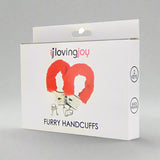 Loving Joy Furry Handcuffs Red